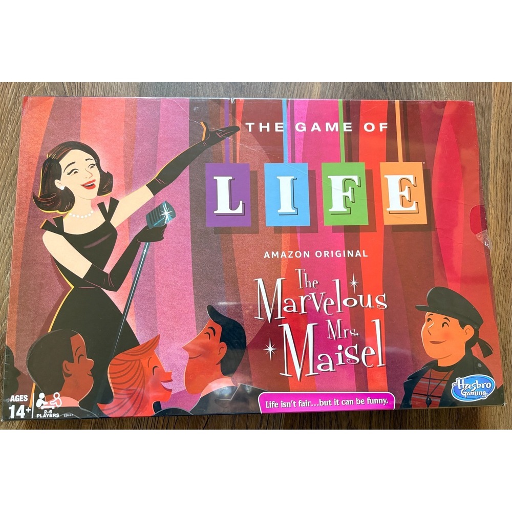 Hasbro SEALED The Game of Life: The Marvelous Mrs. Maisel Edition Board Game NEW
